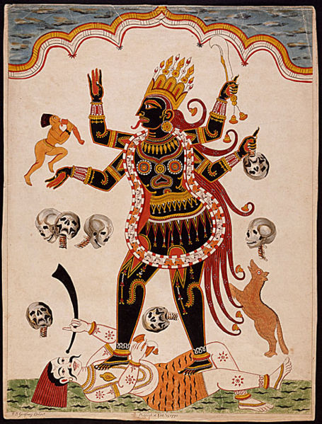 Goddess Kali. Fierce Feminine archetype