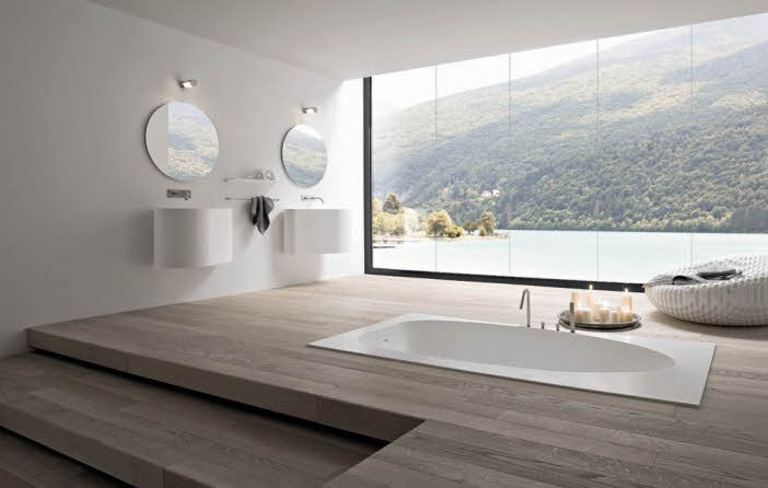Amazing view for this bathroom of the Rexa collection