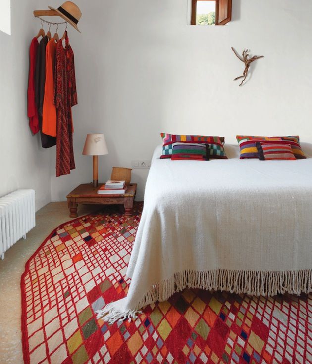 colorful bedroom via interior collective | awakening sacred flow